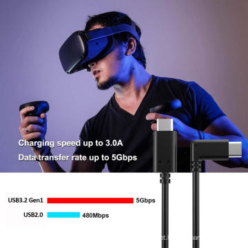 Link de missão USB-C Cable Right Angle Design